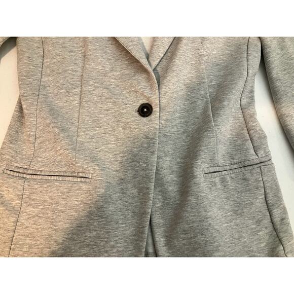 Metaphor Elegant Light Gray Cotton Blazer - Picture 3 of 6
